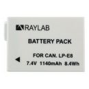 Аккумулятор Raylab RL-LPE8 1140мАч