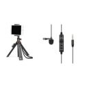 Комплект Saramonic LavMicro U2 Петличный микрофон с кабелем 6м для камер, видеокамер, смартфонов, рекордеров+TelePod Mobile