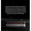 Автовизитка Xiaomi Bcase Tita Temporary Parking card Серебро
