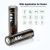 Комплект аккумуляторных батарей EBL USB Rechargeable AA 1.5V 3300mwh (4шт + зарядный кабель)
