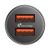 Автозарядка Baseus Small Screw Dual USB Quick Charge 36W черная