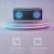 Портативная акустика Baseus Encoc E08 Music-cube с подсветкой Черная
