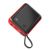Внешний аккумулятор Baseus Mini S 3A 10000мАч (Lightning кабель) Красный