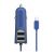 Автозарядка 2 USB + Lightning 5.5A Baseus Multi Car Chrager Синяя