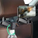 Держатель смартфона для подголовника Baseus backseat vehicle phone holder Хаки