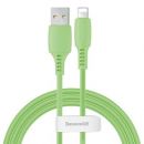 Кабель Baseus Colourful Cable USB - Lightning 2.4A 1.2м Зелёный