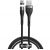 Кабель Baseus Zinc Magnetic USB - Micro USB 2.1A 1м Серый+Черный