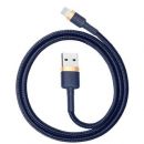 Кабель Baseus Cafule USB - Lightning 1.5A 2м Синий с золотом