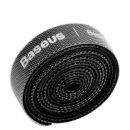 Лента для стяжки Baseus Colourful Circle Velcro strap 1м Чёрная