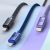 Кабель Baseus Crystal Shine CW-FXP USB - Lightning 2.4A 1.2м Фиолетовый
