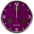 Часы настенные Bresser MyTime io NX Thermo/Hygro, 30 см, фиолетовые