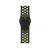 Ремешок спортивный Dot Style для Apple Watch 42/44 mm Черно-Зеленый