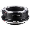 Адаптер K&F Concept для объектива Nikon F на байонет Canon R