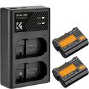 2 аккумулятора EN-EL15 + зарядное устройство K&F Concept KF28.0012