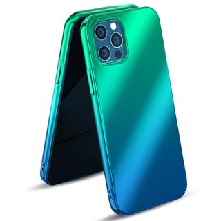 Чехол Kingxbar Aurora для iPhone 12 Pro Max Зелёный-Синий