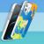 Чехол Kingxbar Watercolour для iPhone 12 Pro Max Желтый и Синий