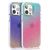 Чехол Kingxbar Ombre для iPhone 13 Синий и Фиолетовый