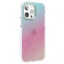 Чехол Kingxbar Ombre для iPhone 13 Синий и Розовый