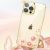 Чехол Kingxbar Flora для iPhone 13 Розовое золото