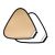 Отражатель треугольный Trigrip 75см Gold/White
