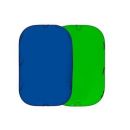 Хромакей складной Collapsible 1.8x2.1м Синий/Зеленый