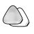 Отражатель треугольный Trigrip 75см Silver/White