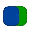 Фон складной Collapsible 1.5x1.8м Chromakey Синий/Зеленый