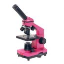 Школьный микроскоп Микромед Эврика 40х-400х в кейсе (фуксия)