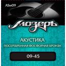 Струны для акустической гитары МозерЪ ASw09
