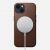 Чехол Nomad Modern Leather MagSafe для iPhone 13 Коричневый