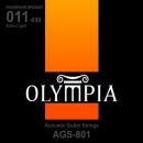 Струны для акустической гитары Olympia AGS801