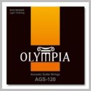 Струны для 12-струнной акустической гитары Olympia AGS120