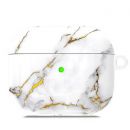 Чехол PQY Marble для Apple AirPods 3 Белый