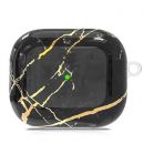 Чехол PQY Marble для Apple AirPods 3 Чёрный