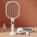 Электрическая мухобойка Qualitell S1 Pro Digital Electric Mosquito Swatter Белая