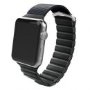 Ремешок X-Doria Hybrid Leather для Apple Watch 42/44 mm Чёрный
