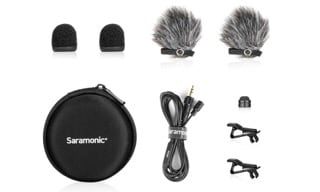 Микрофон петличный Saramonic DK5F влагозащищенный TA3F mini XLR 3-PIN для радиосистем AKG, Samson