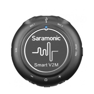 Адаптер Saramonic Smart V2M двухканальный для Android, iOS и компьютеров вход 2х3,5 мм