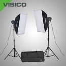 Комплект импульсного света Visico VL PLUS 200 Soft Box KIT