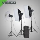 Комплект импульсного света Visico VL PLUS 400 Novel kit с сумкой