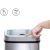 Мусорное ведро Xiaomi Ninestars Stainless steel Sensor Trash Can 15L Серебро