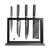 Набор ножей из дамасской стали Xiaomi HuoHou Set of 5 Damascus Knife Sets (4 ножа + подставка)