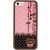 Панелька "Черно-розовая любовь" для iPhone 5/5S
