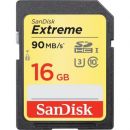 Карта памяти SanDisk SDHC 16GB UHS-I U3 Extreme 90Mb/s