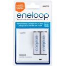 ЗУ SANYO Eneloop MDR02-E-2-4UTGB для 2 или1 акк АА/ААА Ni-MH, 135 мин + 2шт АAА 750 mAh