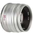 Объектив 7Artisans 35mm F1.4 Mark II APS-C X-Mount Серебро