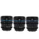 Комплект объективов Sirui Nightwalker 24/35/55mm T1.2 S35 E-mount Чёрный