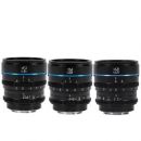 Комплект объективов Sirui Nightwalker 24/35/55mm T1.2 S35 X-mount Чёрный