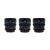 Комплект объективов Sirui Nightwalker 24/35/55mm T1.2 S35 Micro 4/3 Чёрный