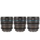 Комплект объективов Sirui Nightwalker 24/35/55mm T1.2 S35 Micro 4/3 Серый